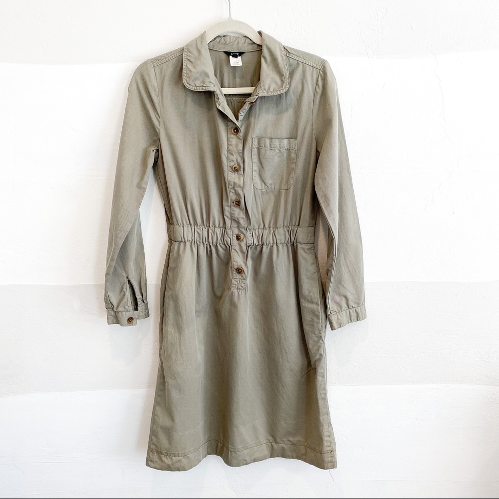 J. Crew Green Dress
